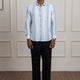 Green & White Striped Cotton Shirt