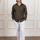 Olive Green Cotton Shirt