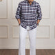 Brown & Black Checkered Cotton Shirt