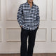 Green & Black Checkered Cotton Shirt