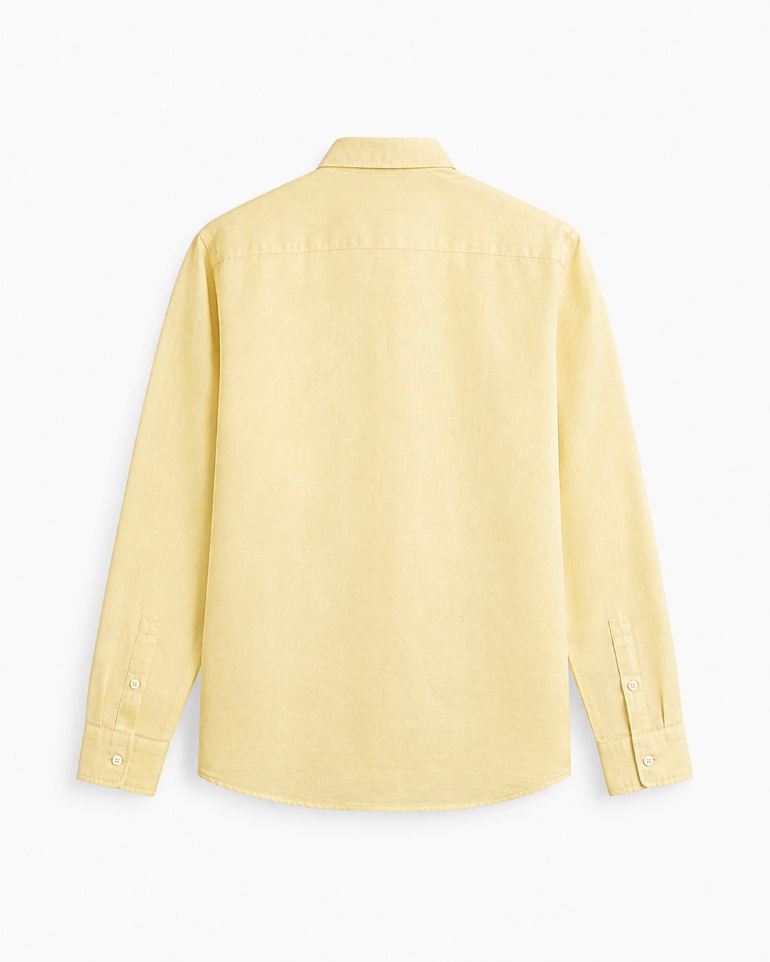 Butter Yellow 100% Linen 60 Lea Shirt - Warft