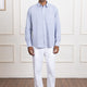Blue & White Striped Cotton Shirt