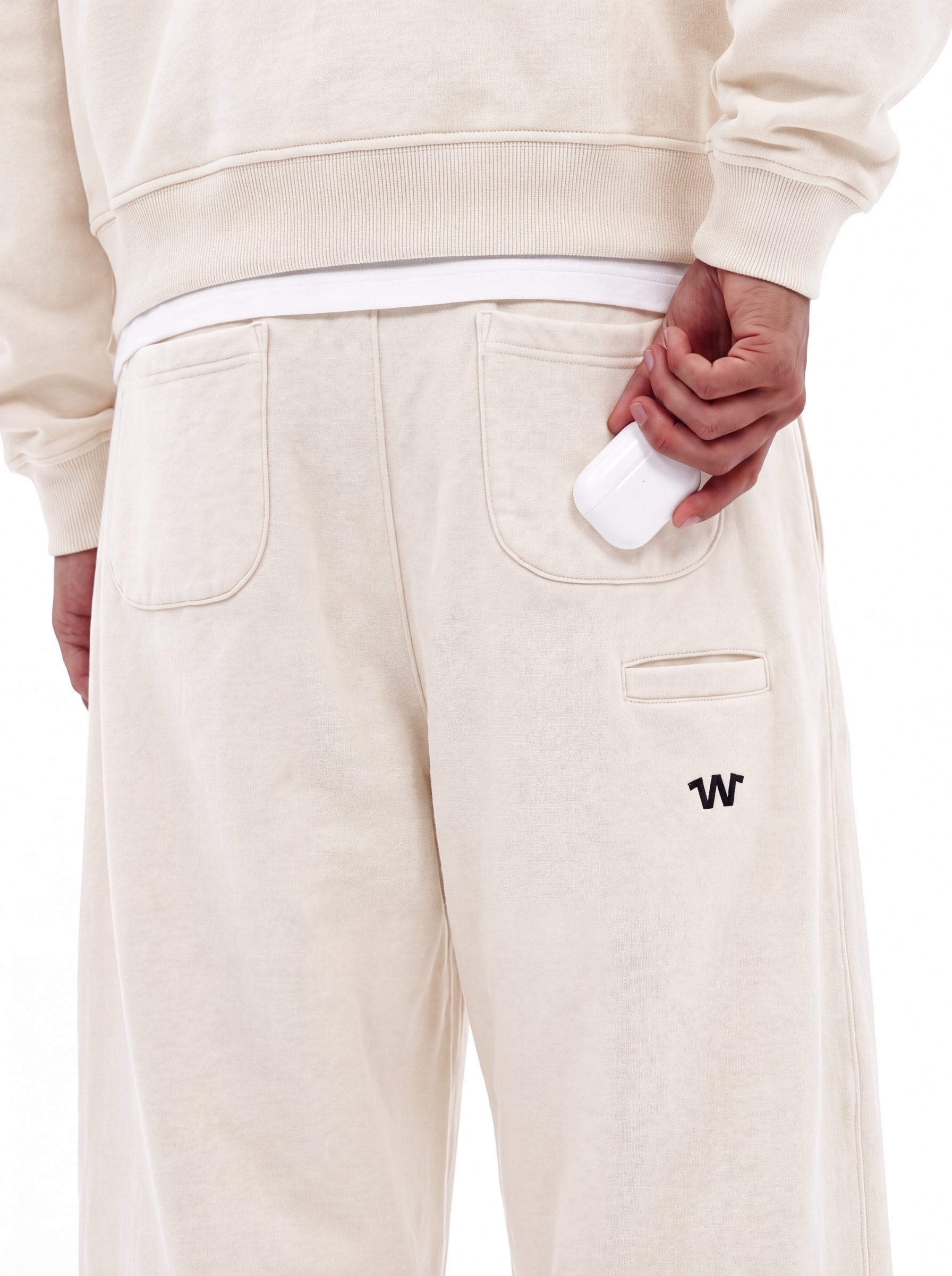 Off-white Baggy Cotton-rich sweatpants (Warft)