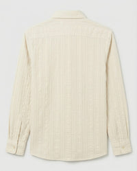 Off-White Textured Pure Cotton Shirt