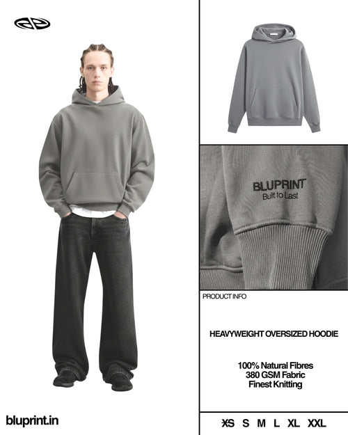 Heavyweight Oversized Hoodie (Grey)