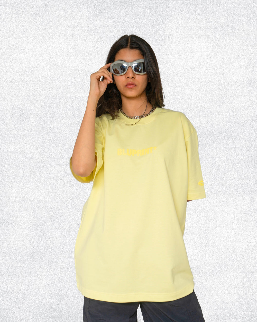 Citrus Yellow Basic - Solid Oversized Tee
