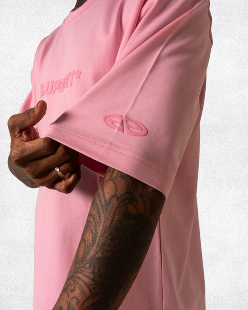 Salmon Pink Basic - Solid Oversized Tee