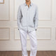Grey Striped Cotton Shirt