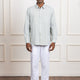 Green Striped Cotton Shirt