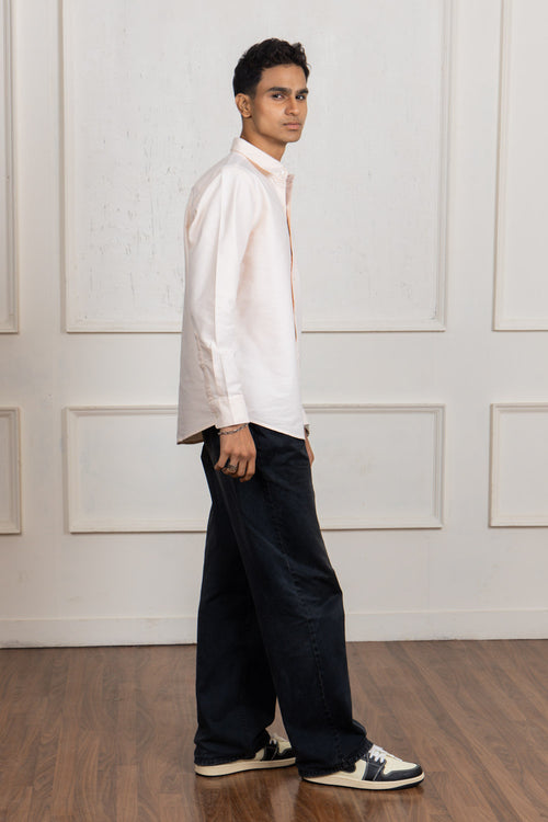 Light Peach Cotton Shirt