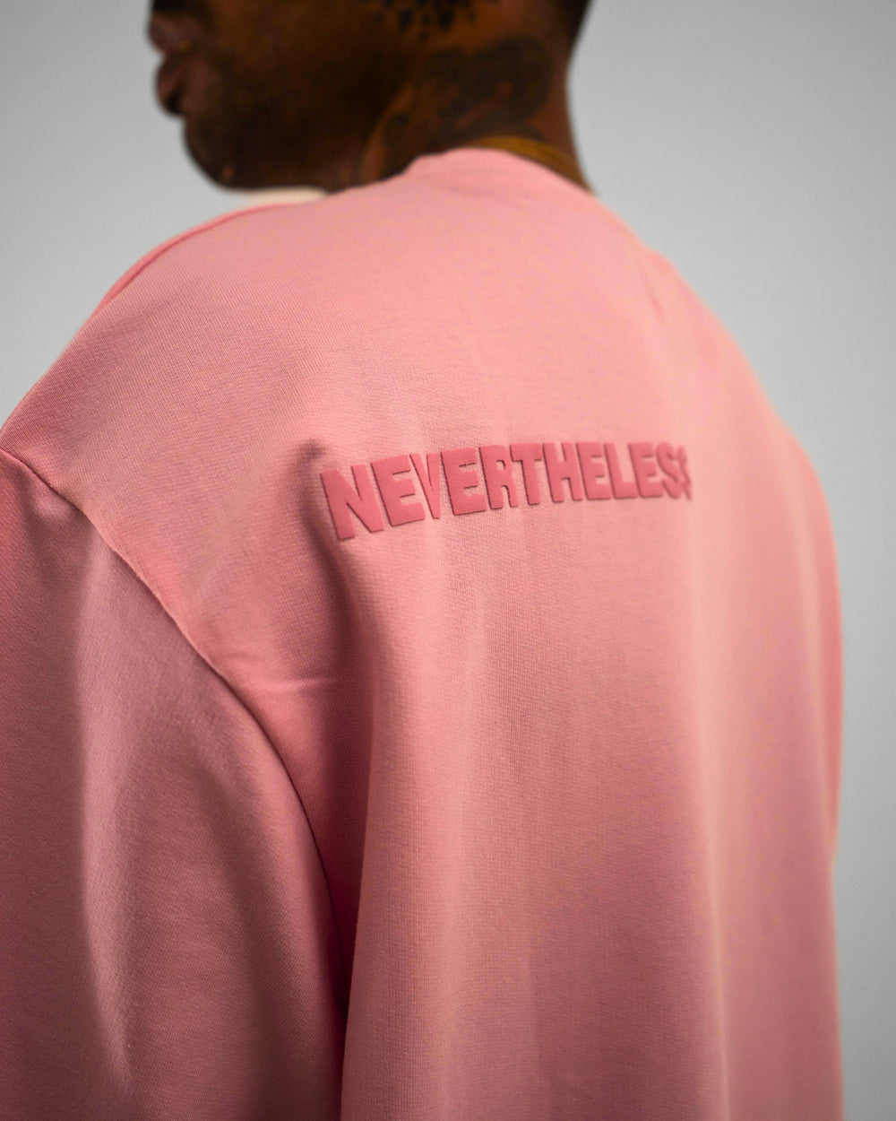 Salmon Pink Basic - Solid Oversized Tee