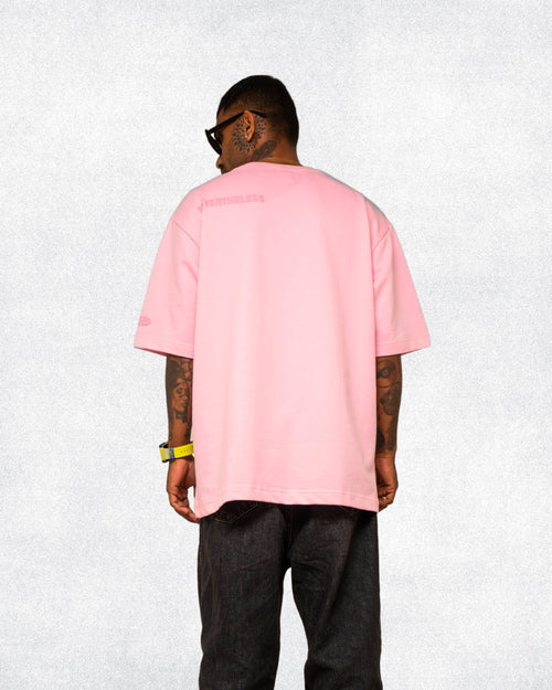 Salmon Pink Basic - Solid Oversized Tee