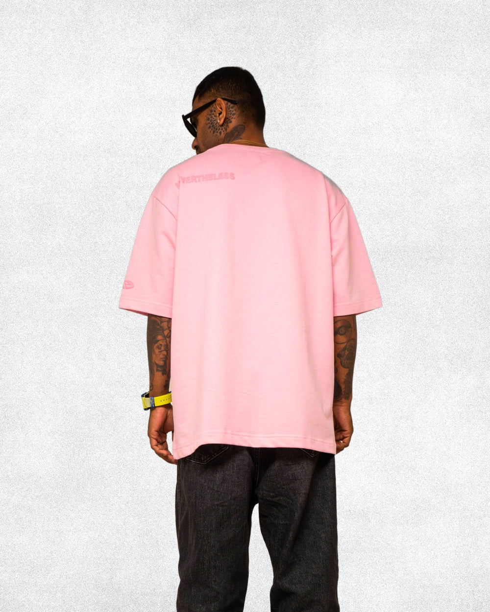 Salmon Pink Basic - Solid Oversized Tee