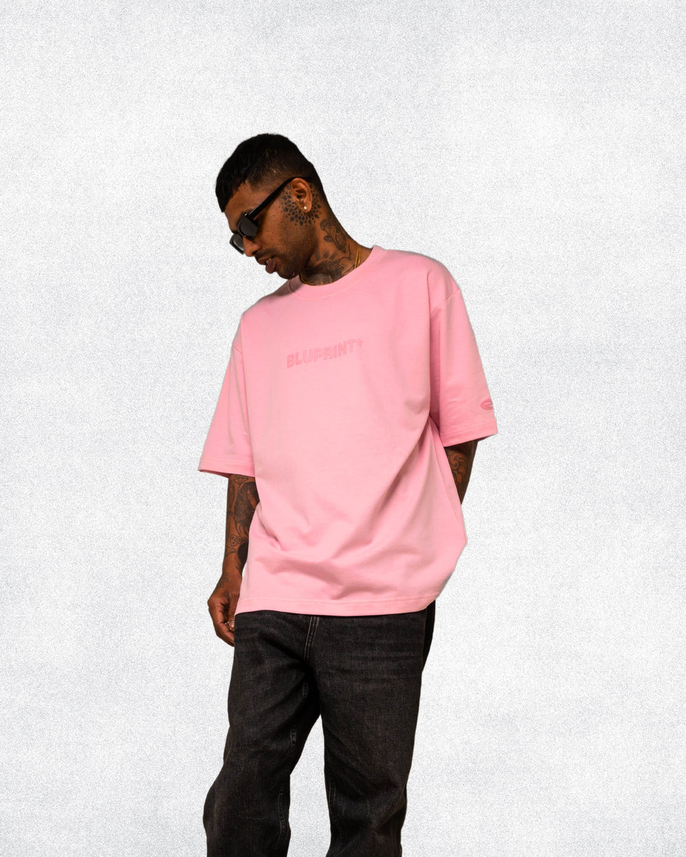 Salmon Pink Basic - Solid Oversized Tee