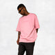 Salmon Pink Basic - Solid Oversized Tee