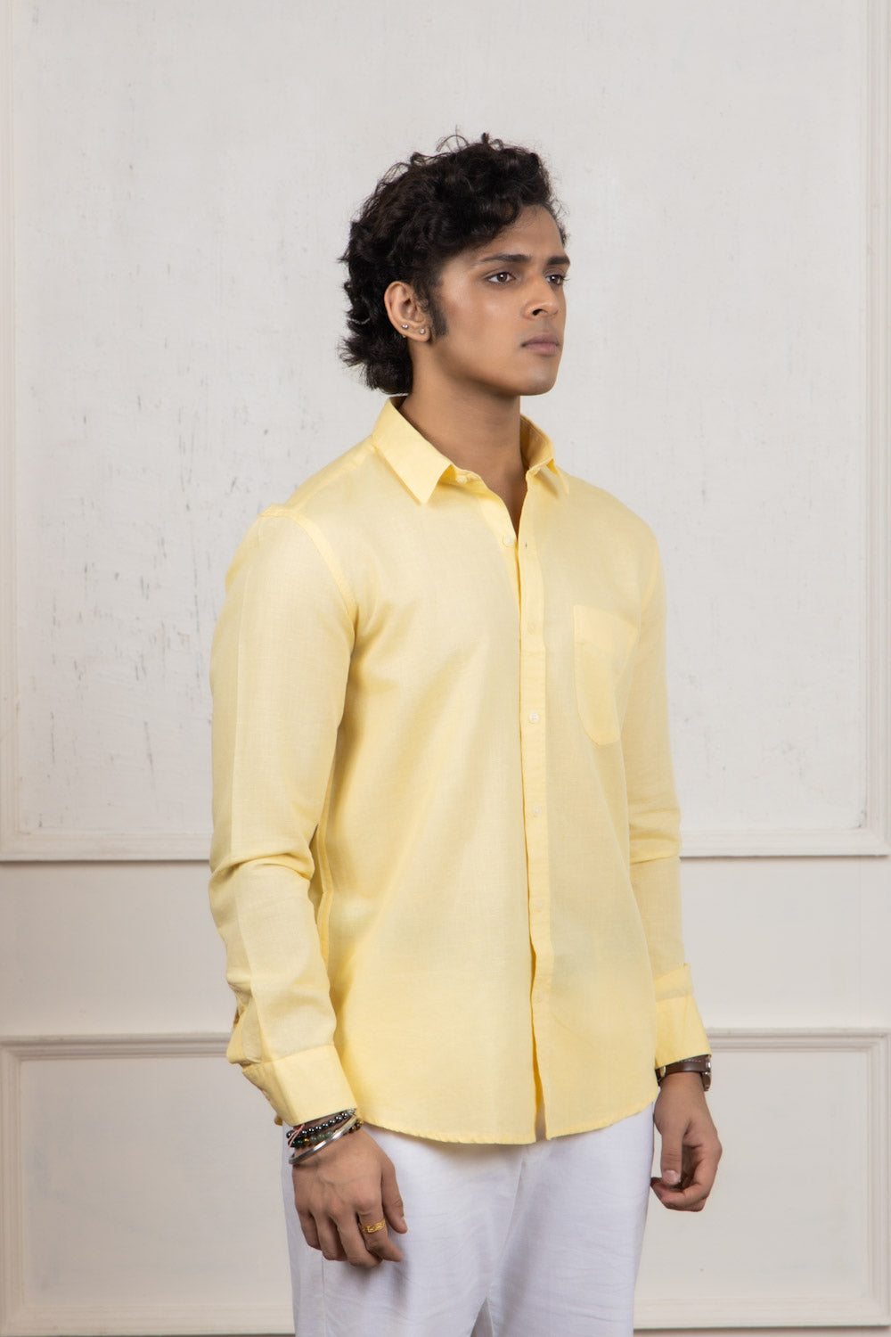 Yellow Cotton Shirt