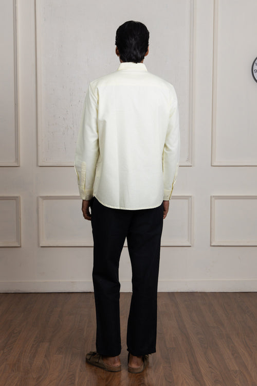 Light Yellow Cotton Shirt
