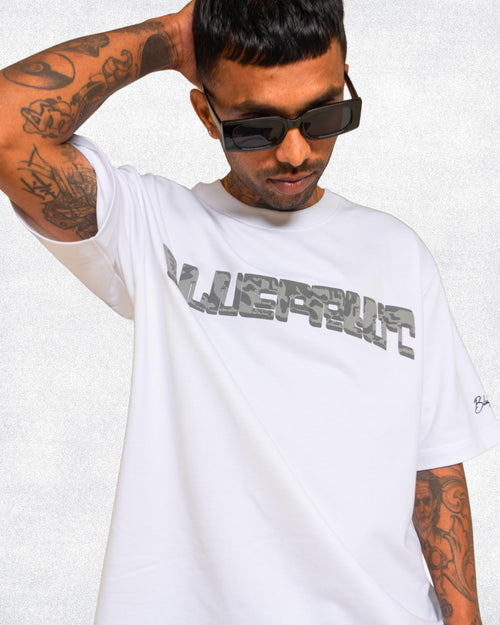 Hue Reptile - Pearl White Oversized Tee