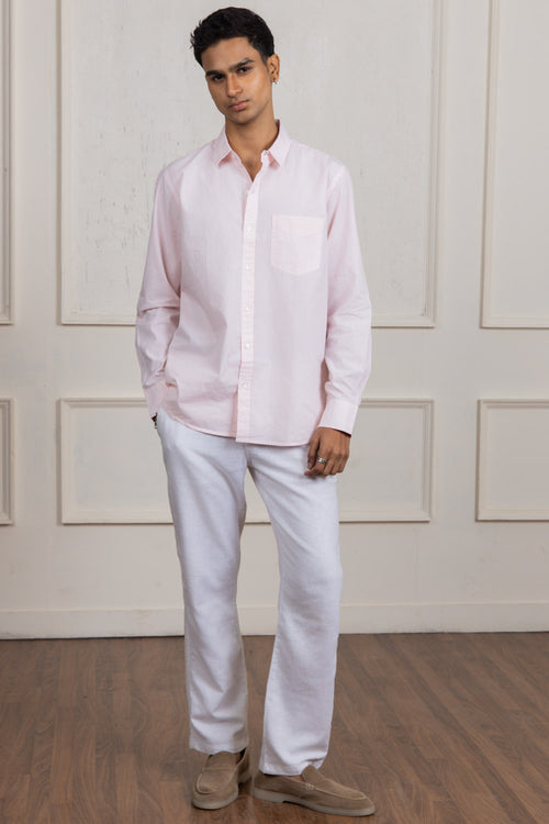 Pink Cotton Shirt