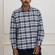 Black and White Checkered Cotton Shirt