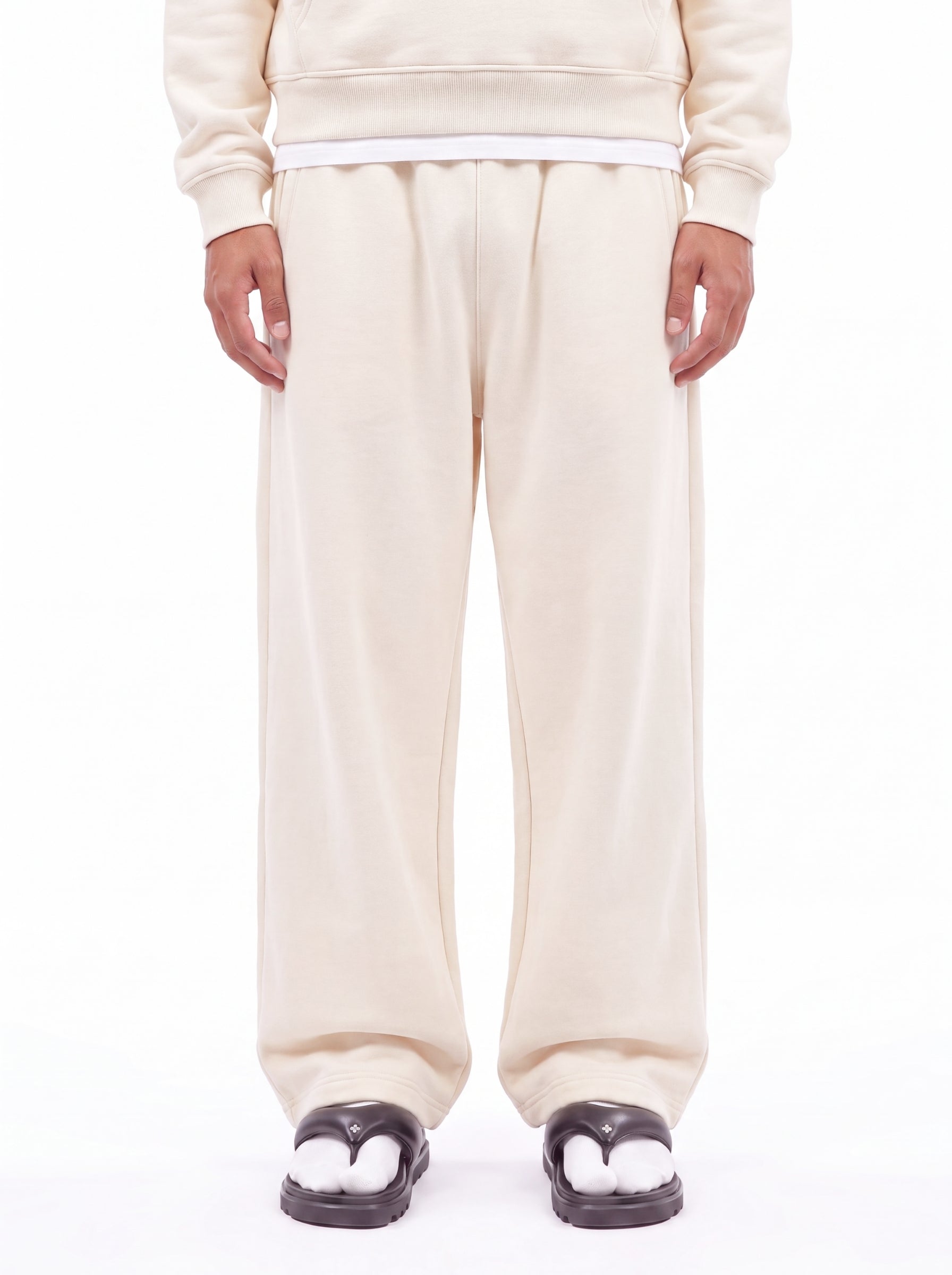 Off-white Baggy Cotton-rich sweatpants (Warft)