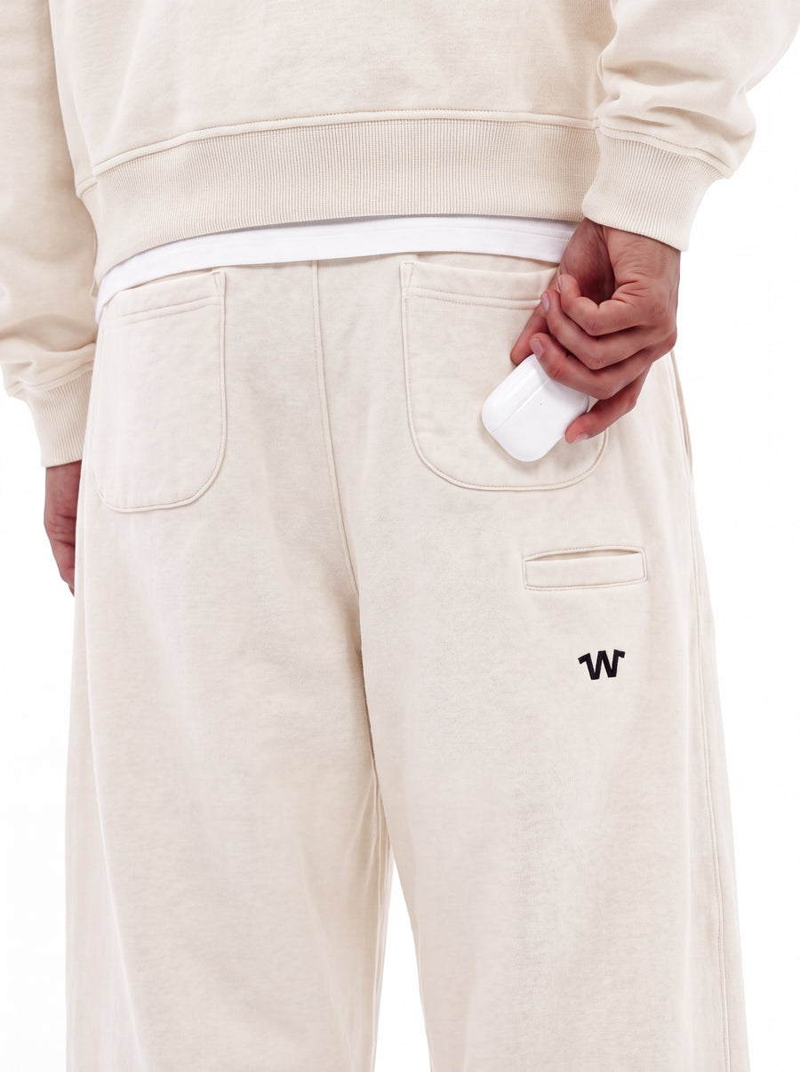 Off-white Baggy Cotton-rich sweatpants (Warft)
