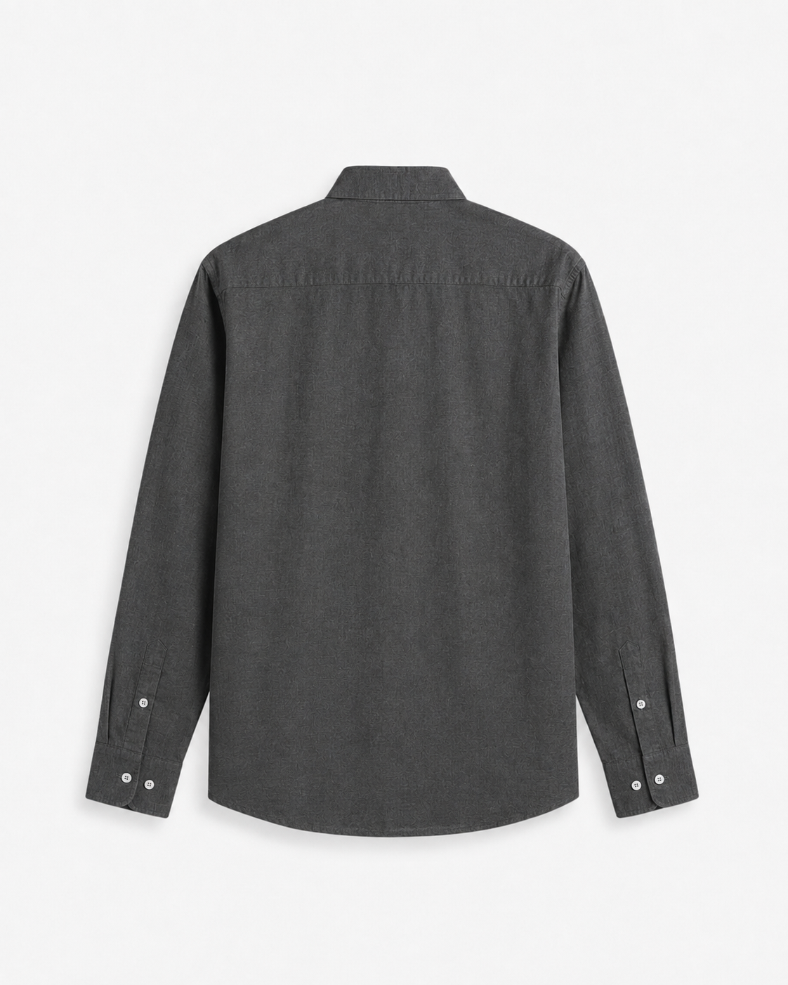 Charcoal Grey 100% Linen 60 Lea Shirt - Warft