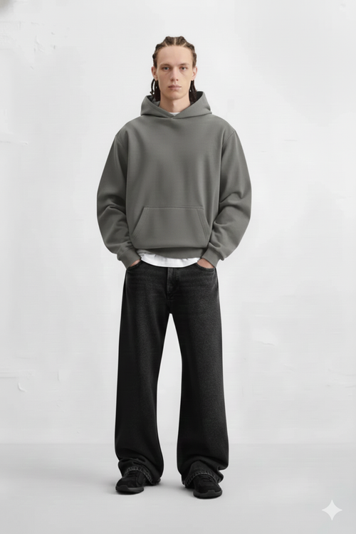 Heavyweight Oversized Hoodie (Grey)