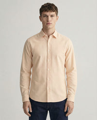 Light Peach Pure Cotton Shirt