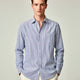 Blue & White Striped Cotton Shirt
