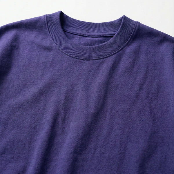 Flat Indigo Heavy-Weight Oversized T-Shirt