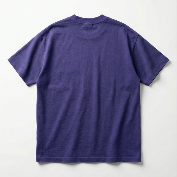 Flat Indigo Heavy-Weight Oversized T-Shirt
