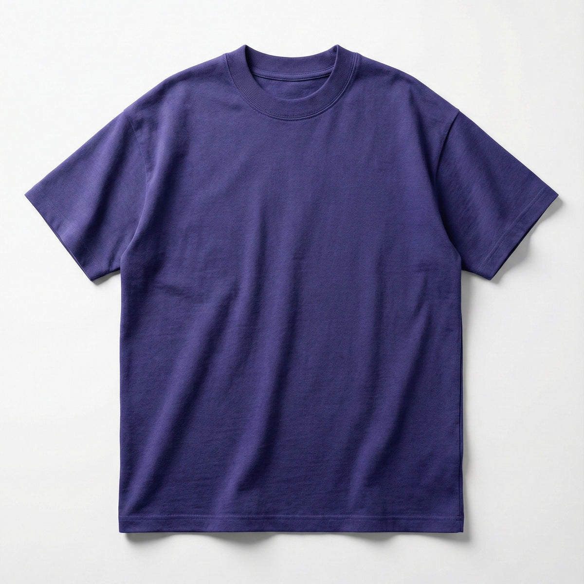 Flat Indigo Heavy-Weight Oversized T-Shirt