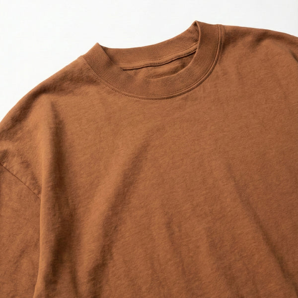 Rust Brown Heavy-Weight Oversized T-Shirt