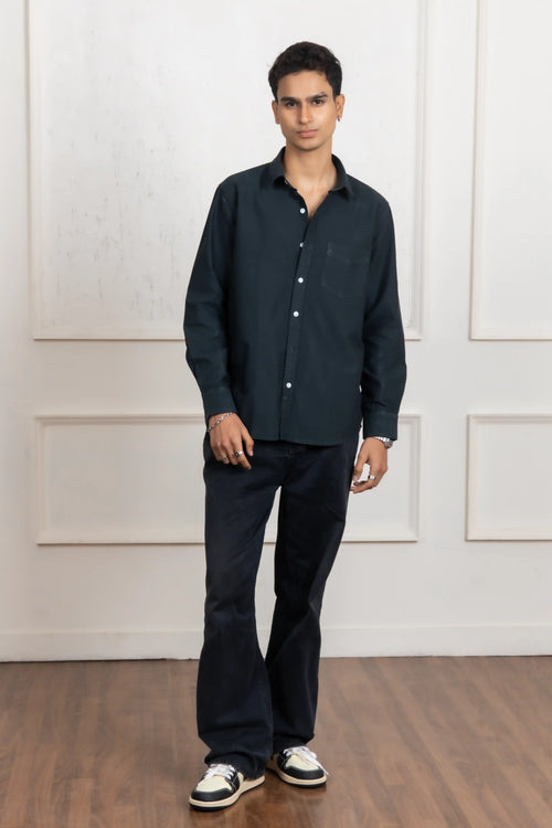 Green Cotton Shirt