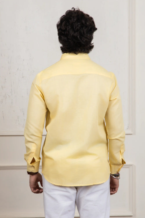 Yellow Cotton Shirt