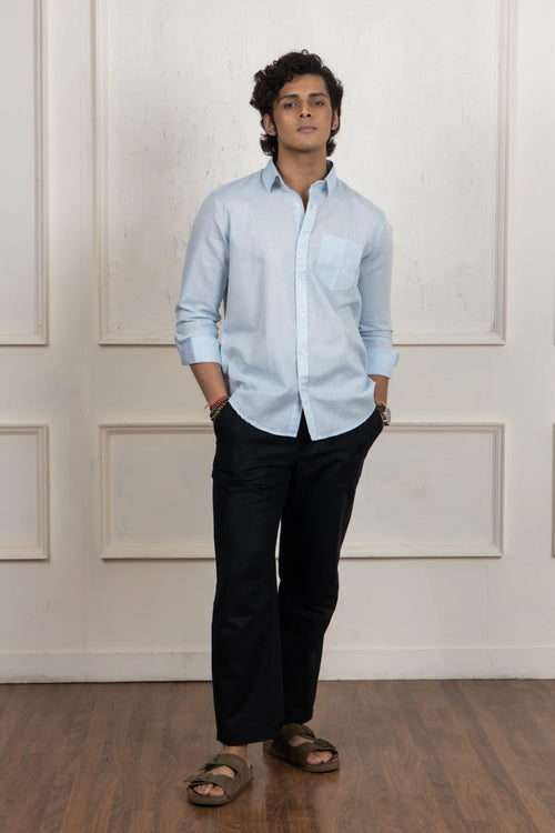 Light Blue Cotton Shirt