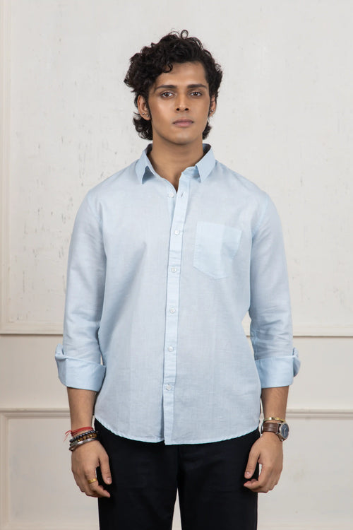 Light Blue Cotton Shirt
