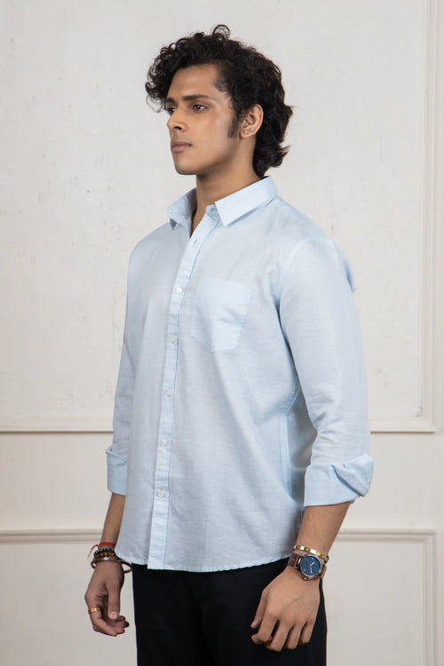 Light Blue Cotton Shirt
