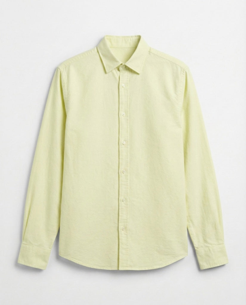 Light Yellow Pure Cotton Shirt