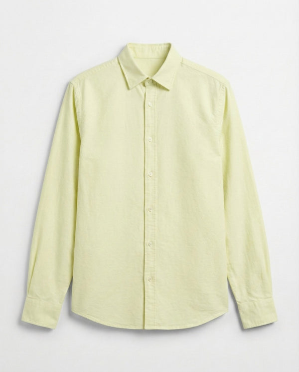 Light Yellow Cotton Shirt
