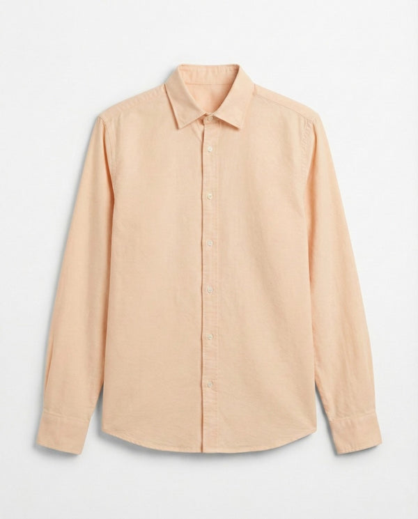 Light Peach Cotton Shirt