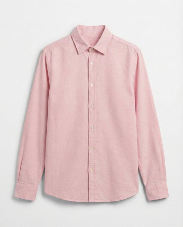 Baby Pink Cotton Shirt