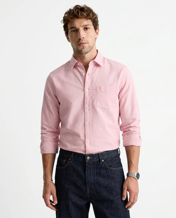 Baby Pink Pure Cotton Shirt